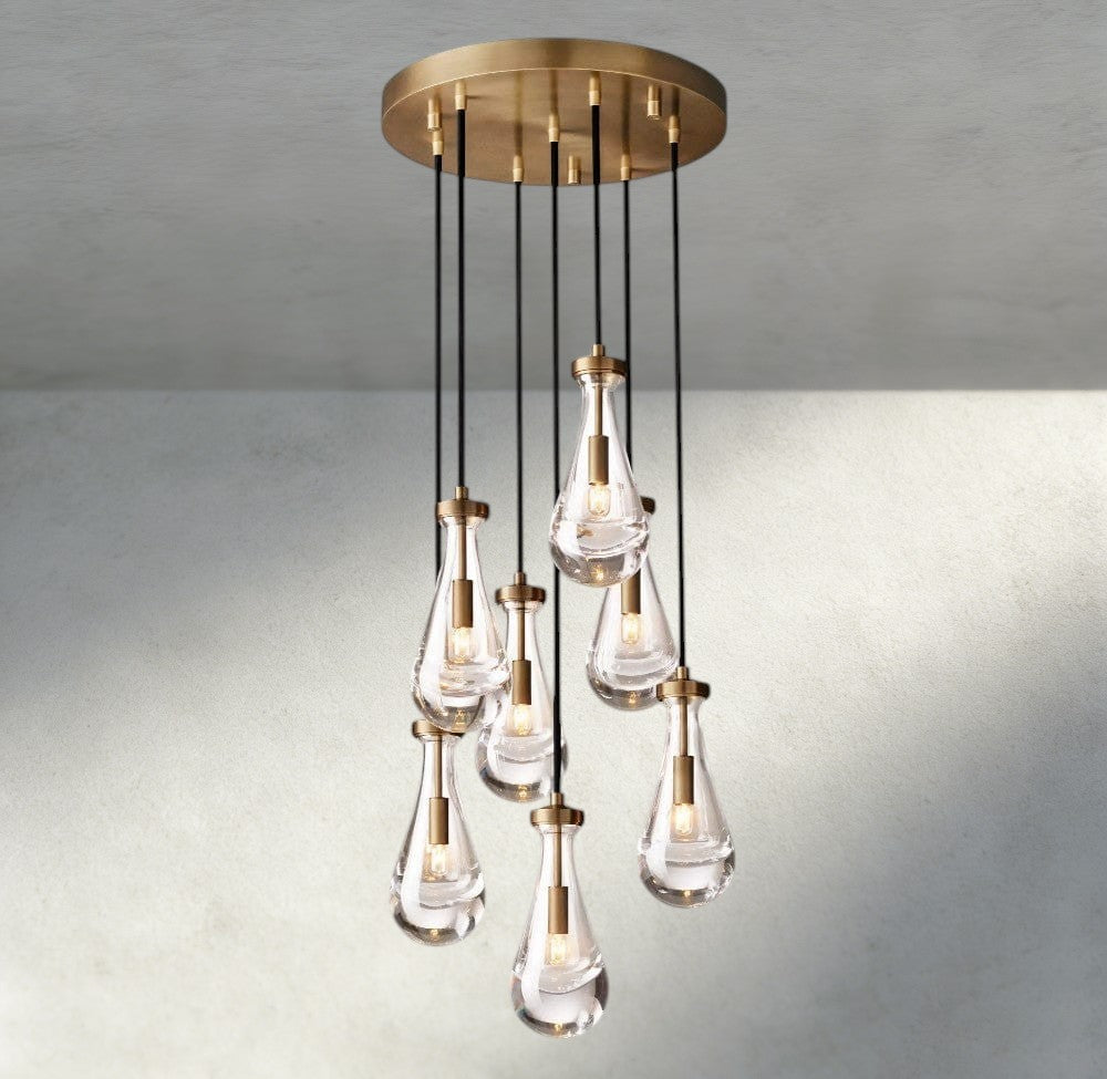 Rain Round Chandelier 18", 36", 47", 60" - Manohaus