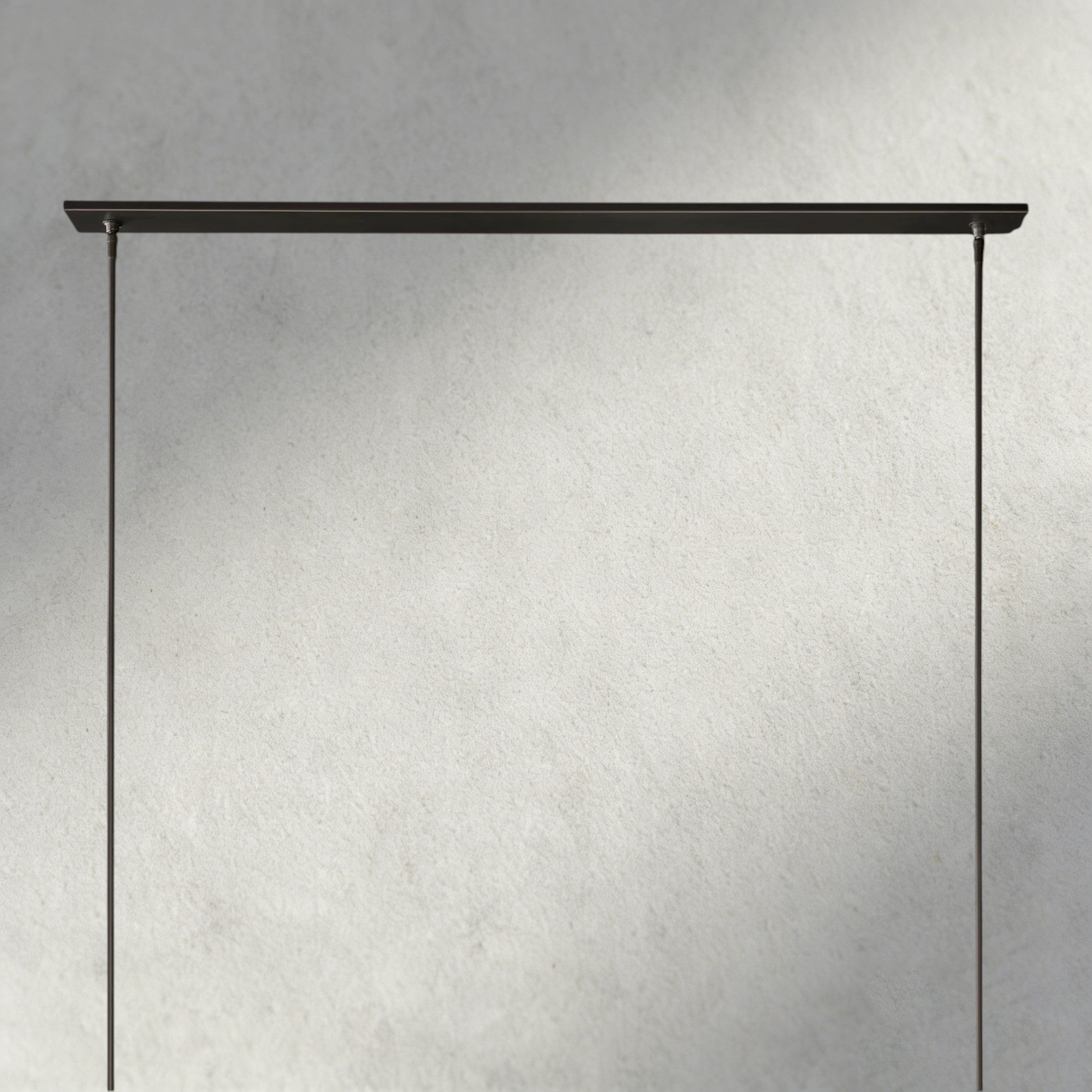 Ravelle Linear Milk Glass Chandelier 59", 71"