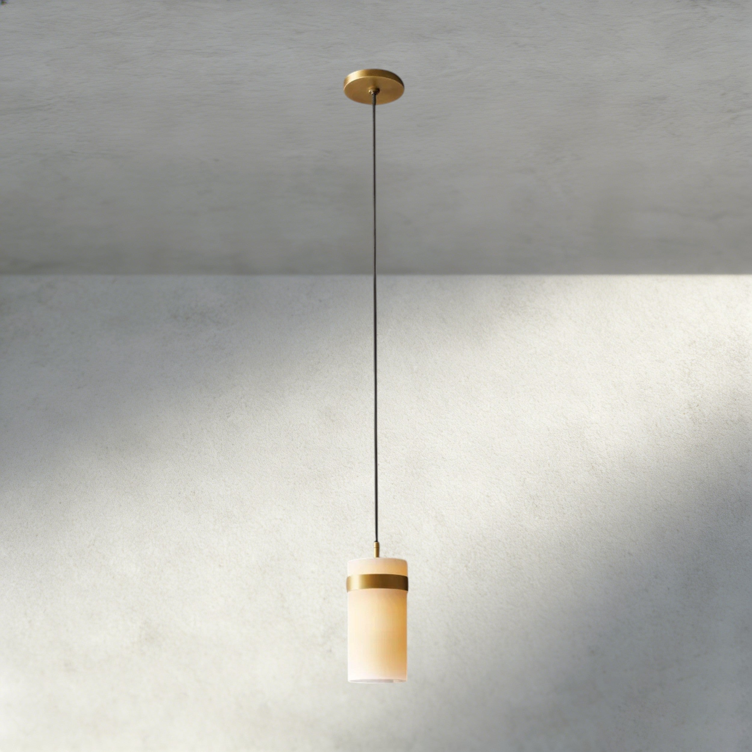 Ravelle Milk Glass Pendant 5", 8", 10", 12"