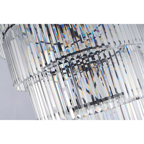 Extra Large Round 7-Tier Luxury Crystal Chandelier with Black, Coffee, Gold, Chrome Finish and Quality
