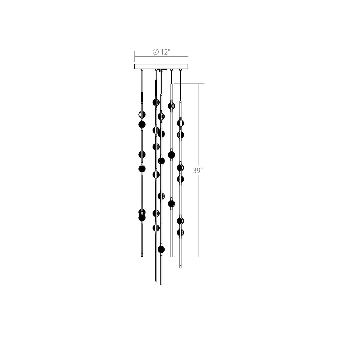 Art Design Creative Constellation Chandelier for Foyer / staircase / high-Ceiling Space