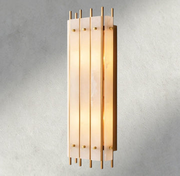 San Marco Alabaster Grand Rectangular Sconce