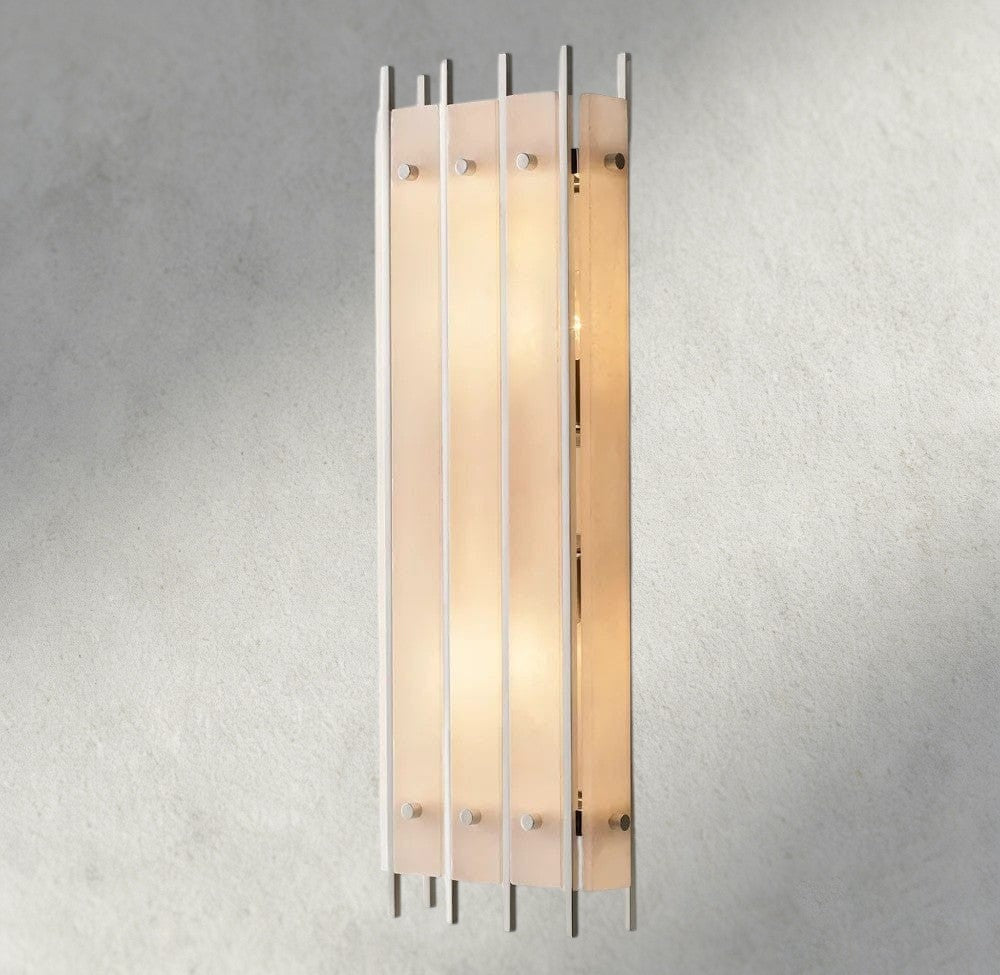 San Marco Alabaster Grand Rectangular Sconce