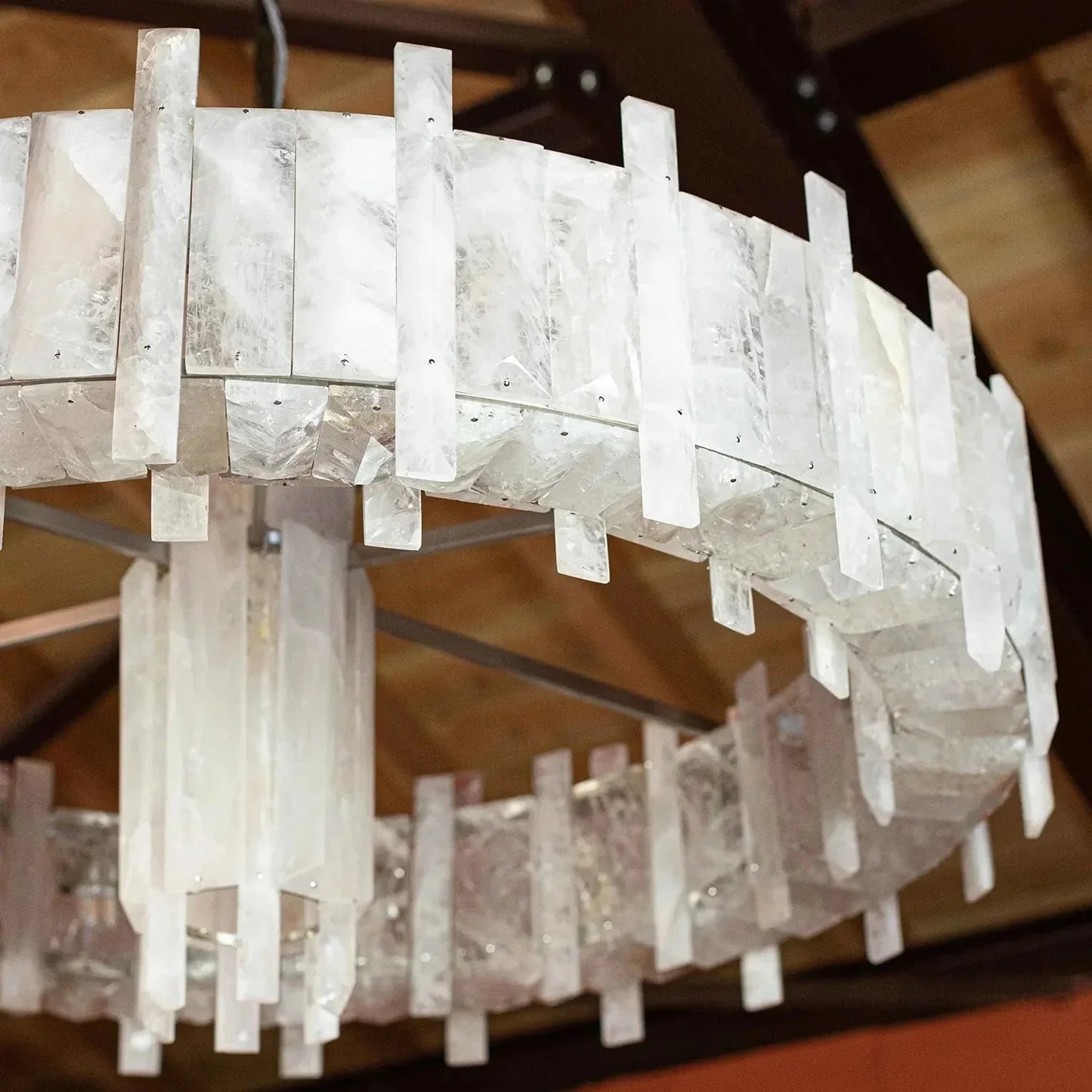 Saturn chandelier - CDR SATURN WHITE-Manor Lights