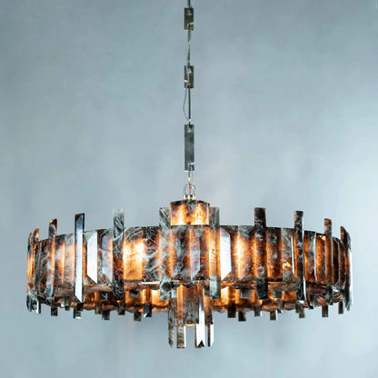 Saturn chandelier - CDR SATURN TRANSPARENT-Manor Lights