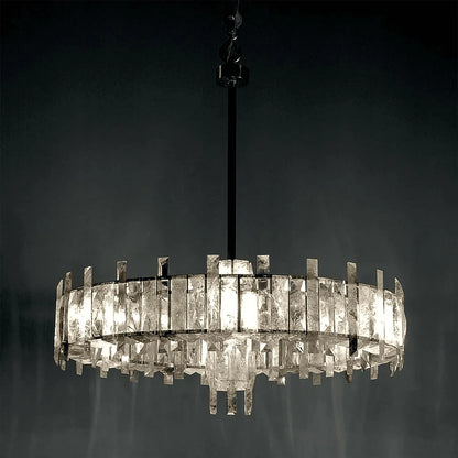 Saturn chandelier - CDR SATURN WHITE-Manor Lights
