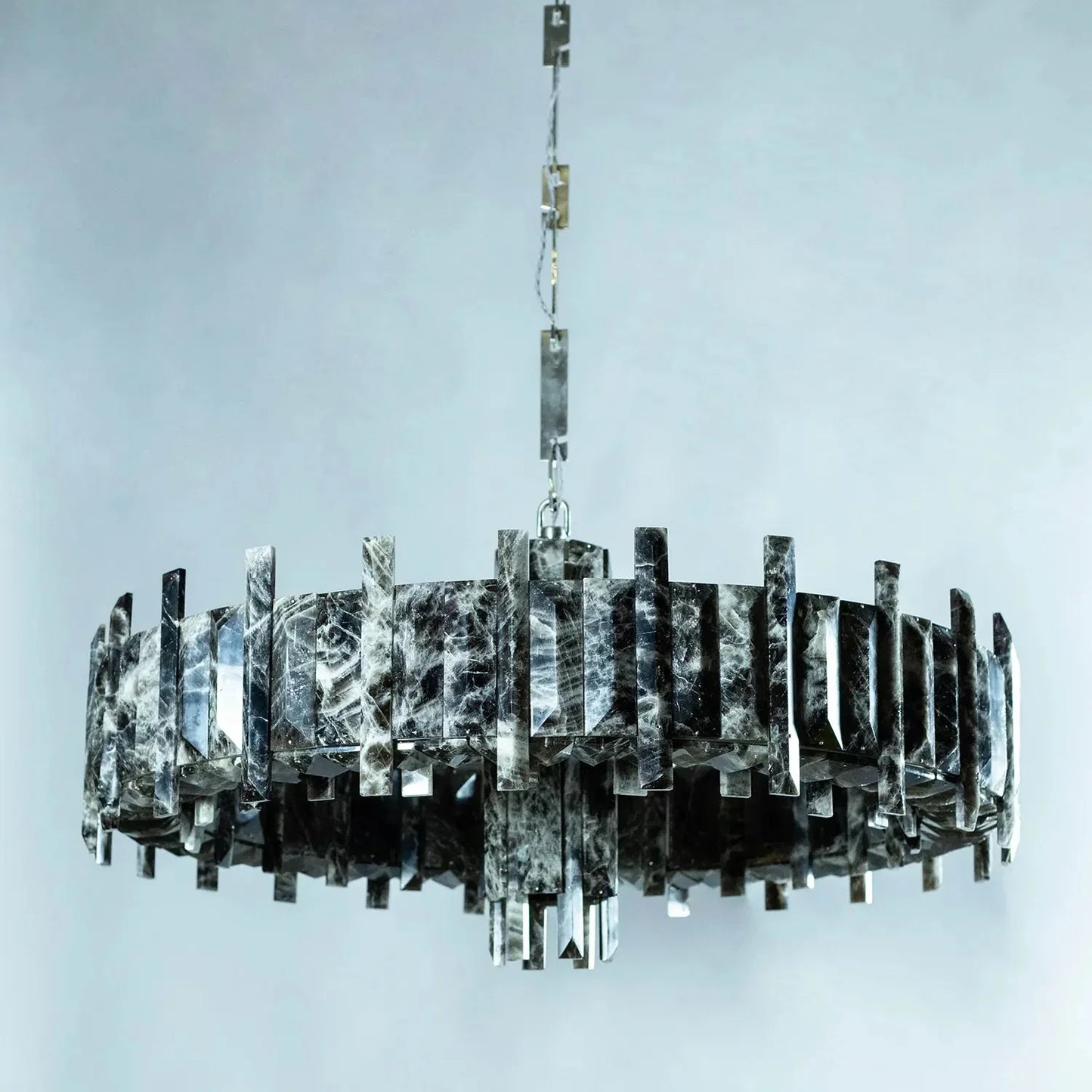 Saturn chandelier - CDR SATURN SMOKY-Manor Lights