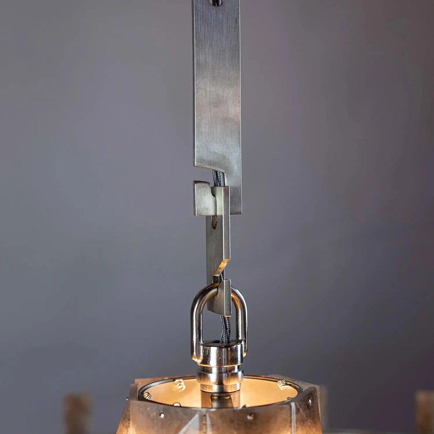 Saturn chandelier - CDR SATURN SMOKY-Manor Lights