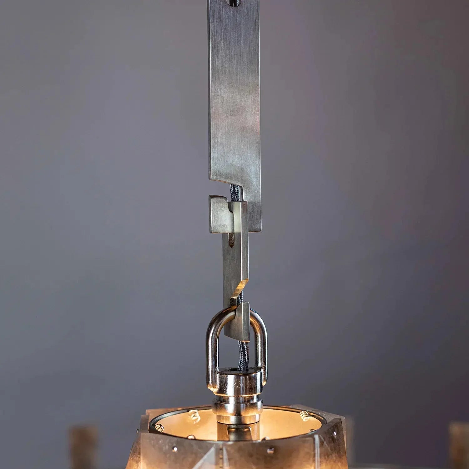 Saturn chandelier - CDR SATURN SMOKY-Manor Lights