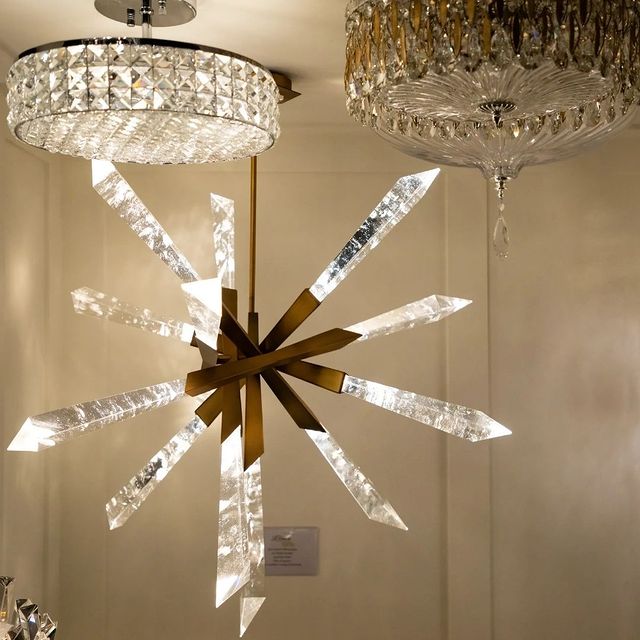 Luxury Sputnik Crystal Chandelier for Living Room / dining Room / bedroom