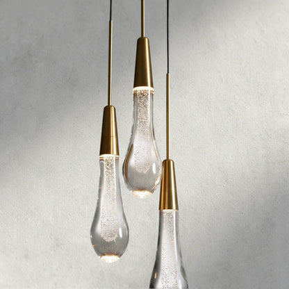 Soltaire Cluster Pendant