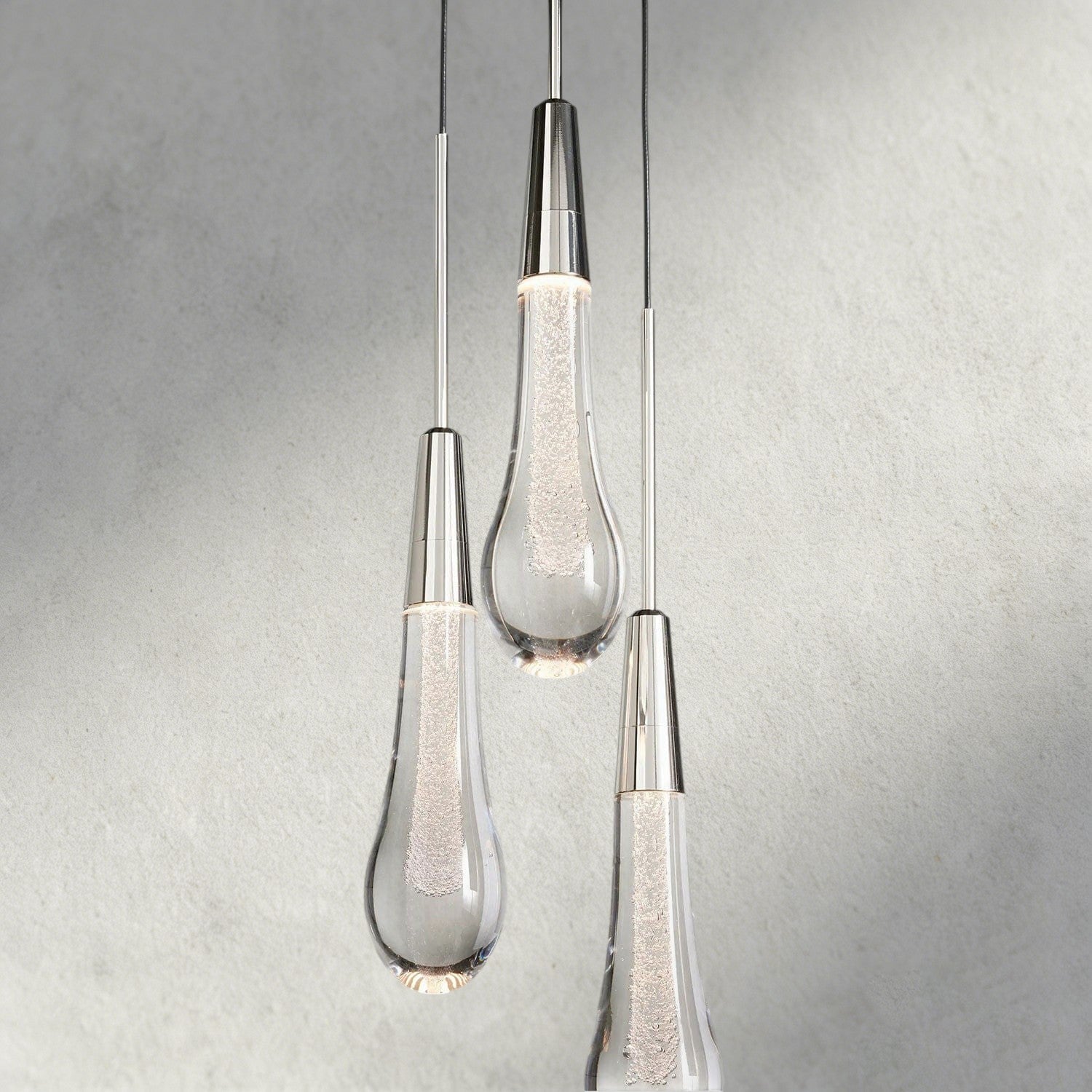 Soltaire Cluster Pendant