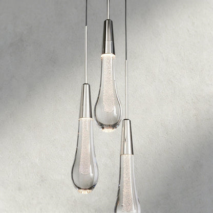 Soltaire Cluster Pendant