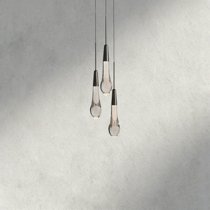 Bronze Soltaire Cluster Pendant
