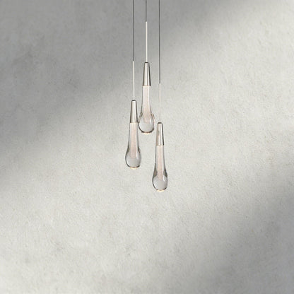 Nickle Soltaire Cluster Pendant