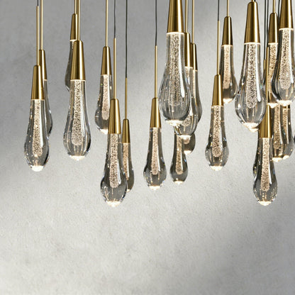 Soltaire Round Chandelier 17", 24", 36", 58"