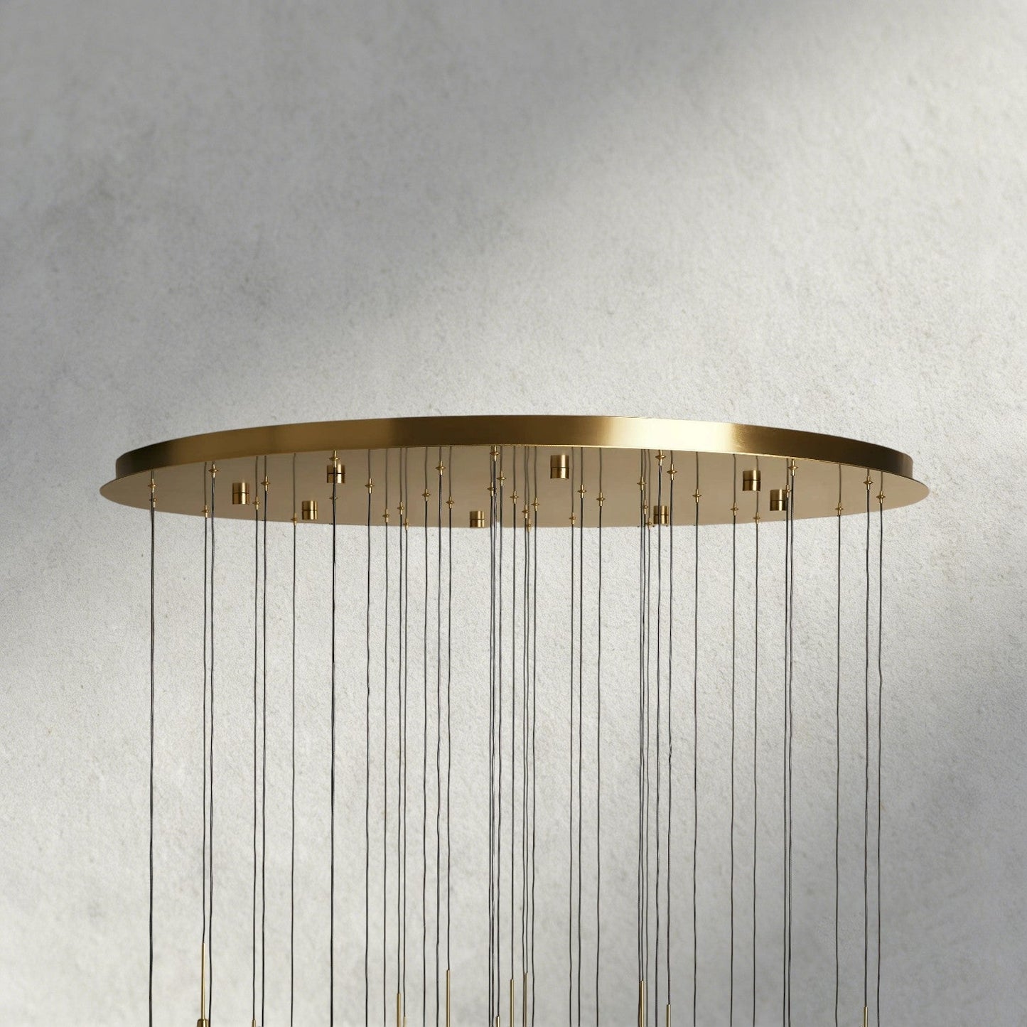 Soltaire Round Chandelier 17", 24", 36", 58"