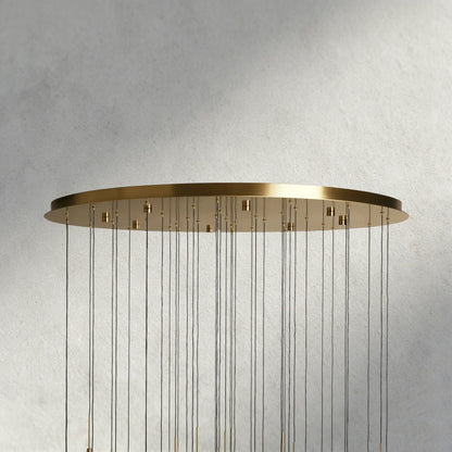 Soltaire Round Chandelier 17", 24", 36", 58"