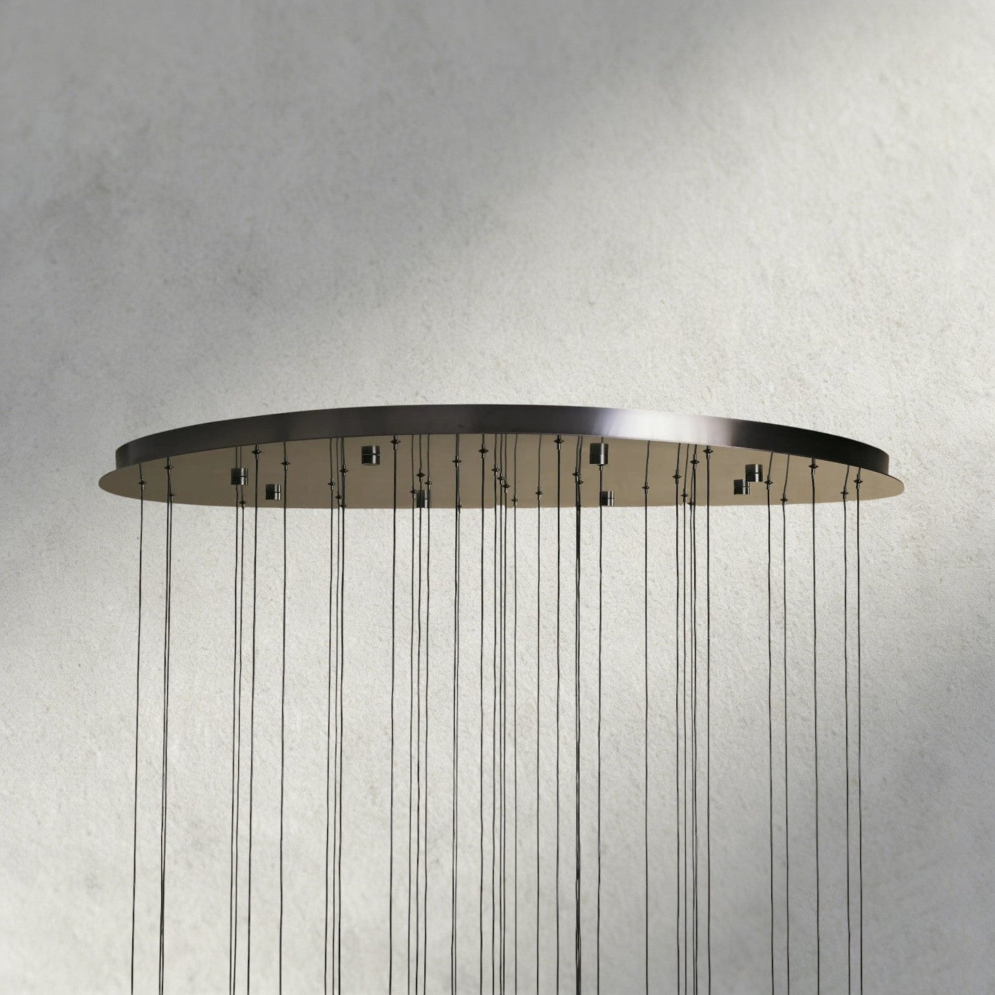Soltaire Round Chandelier 17", 24", 36", 58"