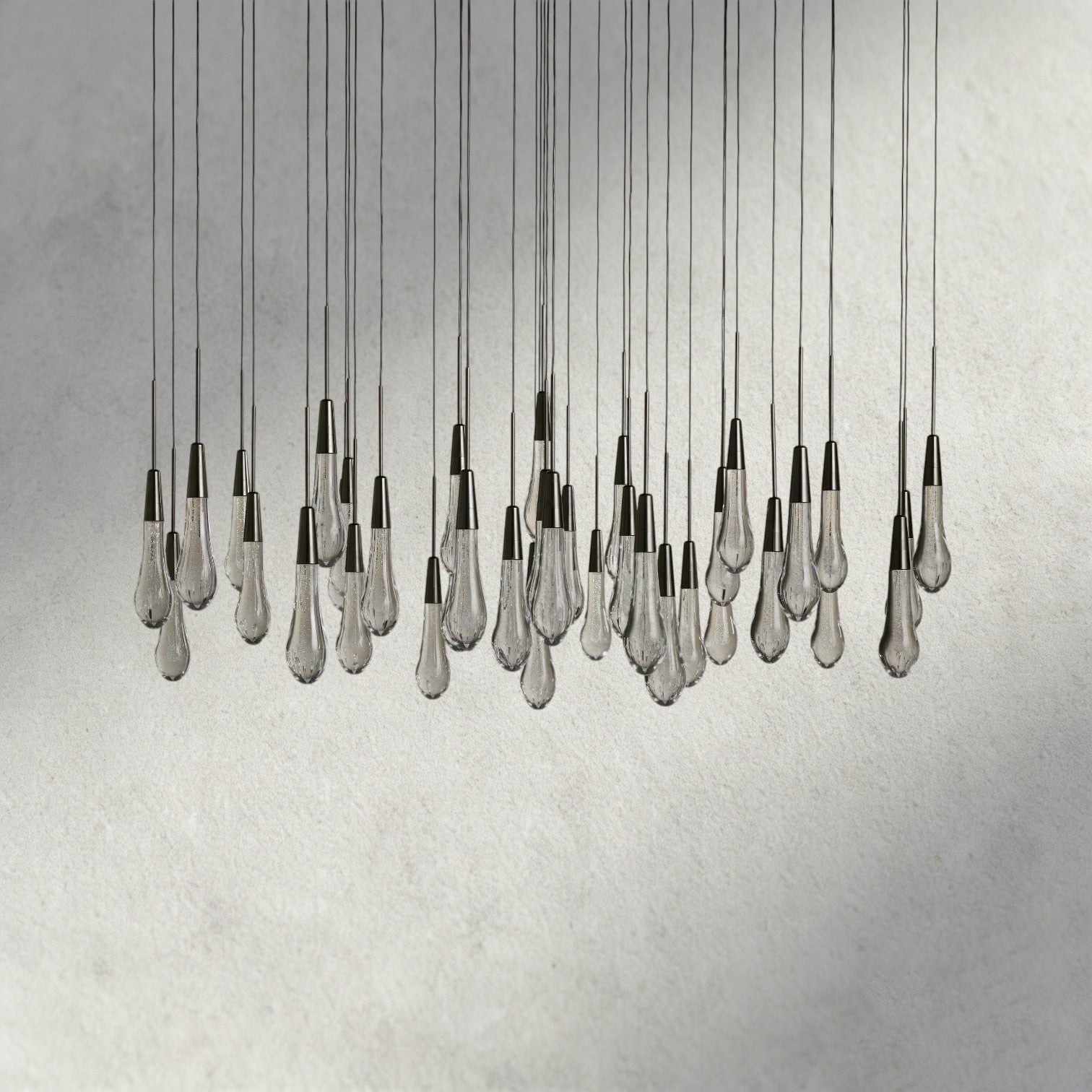 Soltaire Round Chandelier 17", 24", 36", 58"