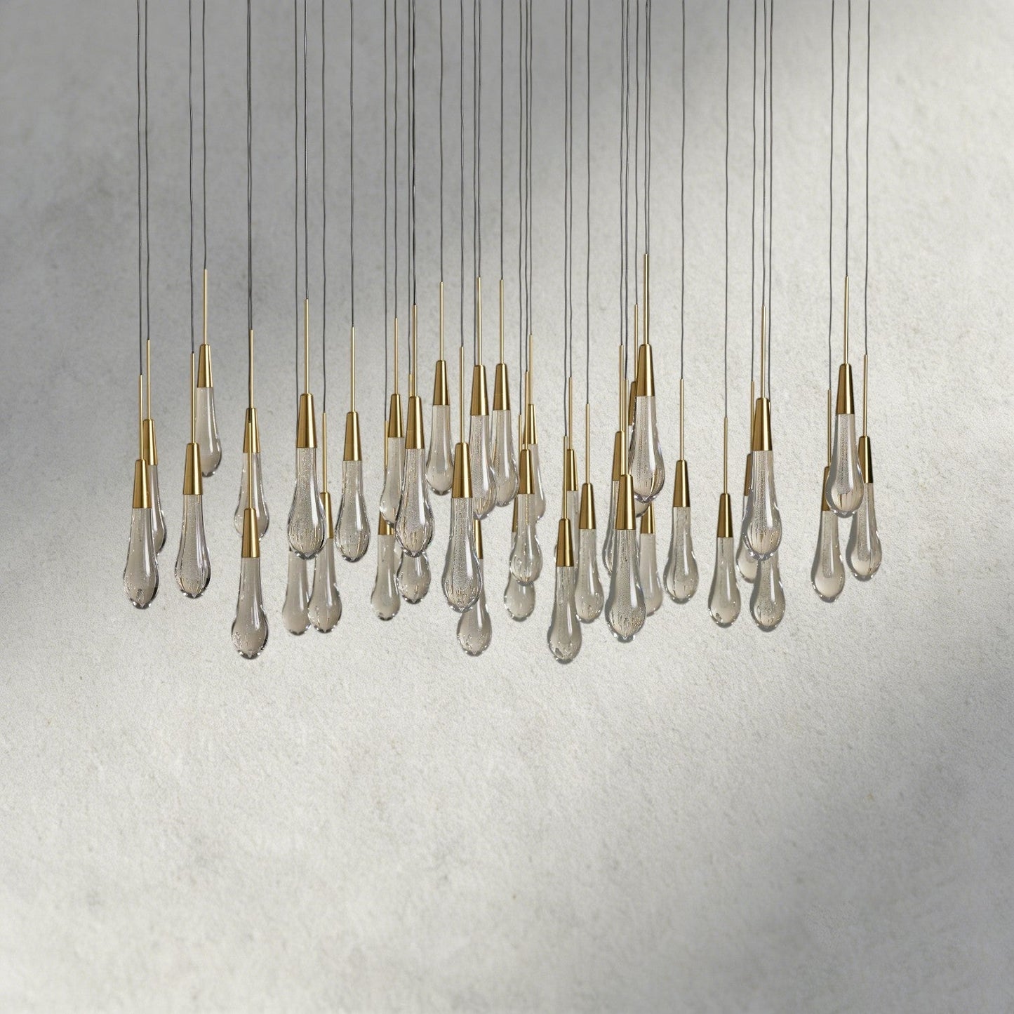 Soltaire Round Chandelier 17", 24", 36", 58"