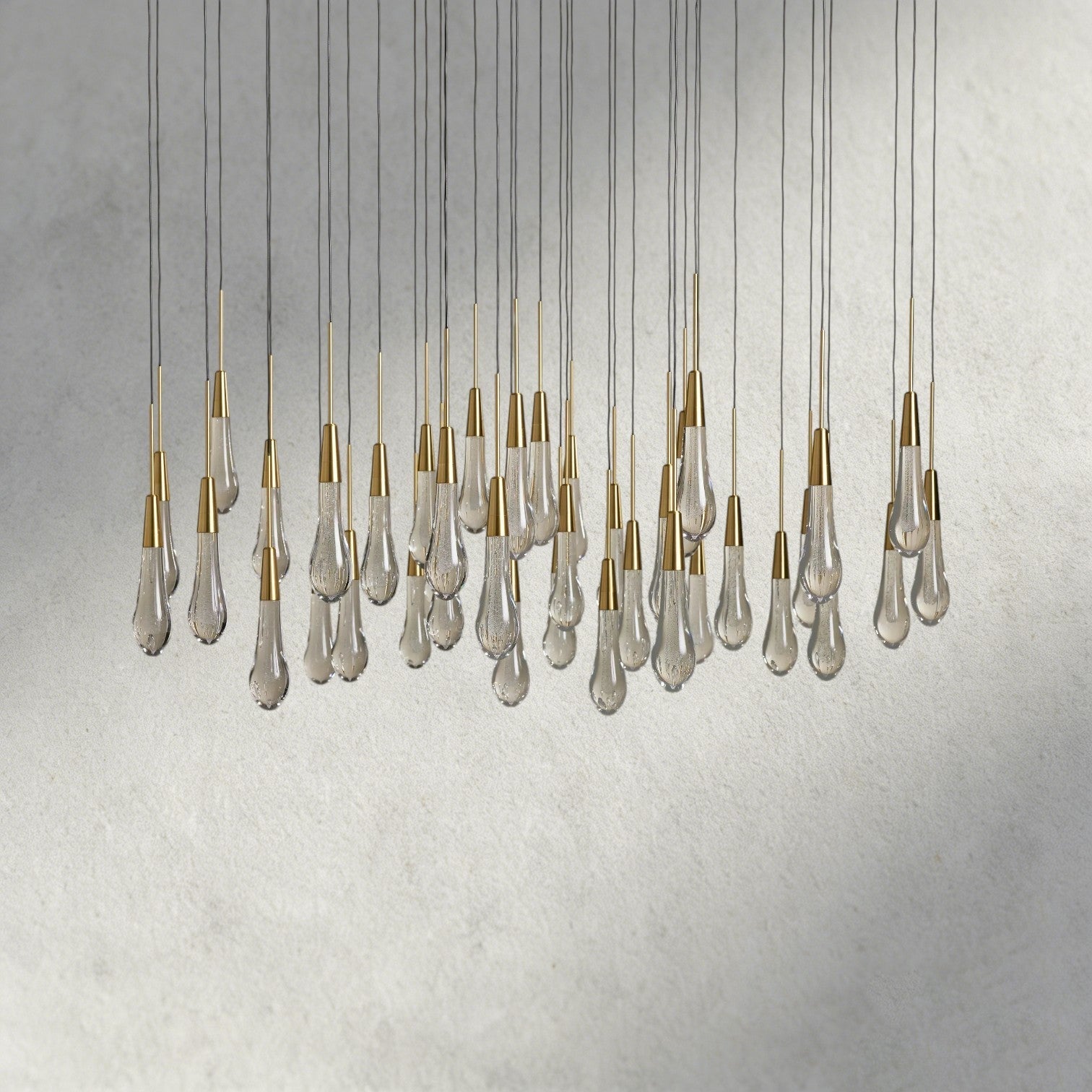 Soltaire Round Chandelier 17", 24", 36", 58"