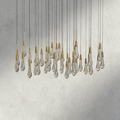 Soltaire Round Chandelier 17", 24", 36", 58"