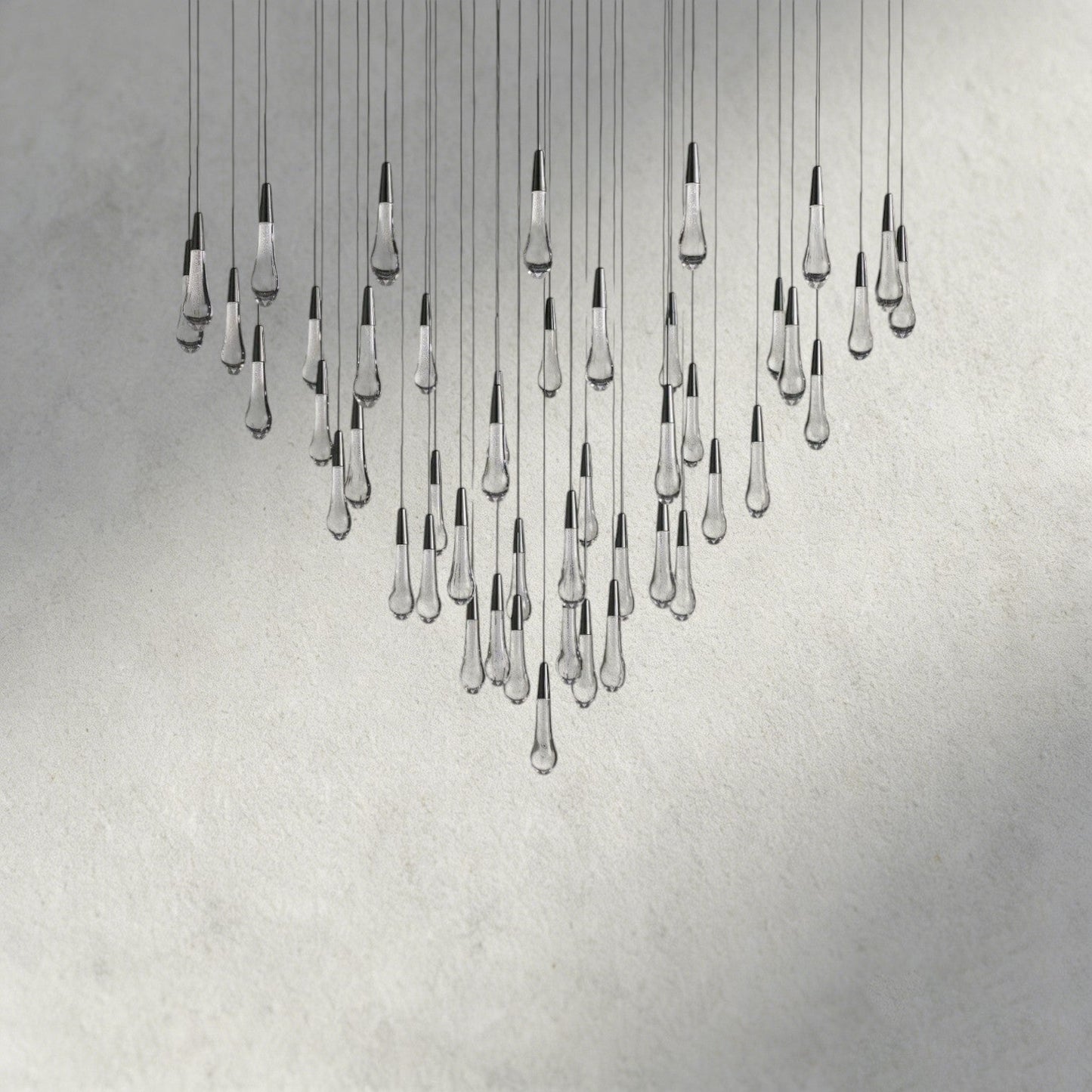 Soltaire Round Chandelier 17", 24", 36", 58"