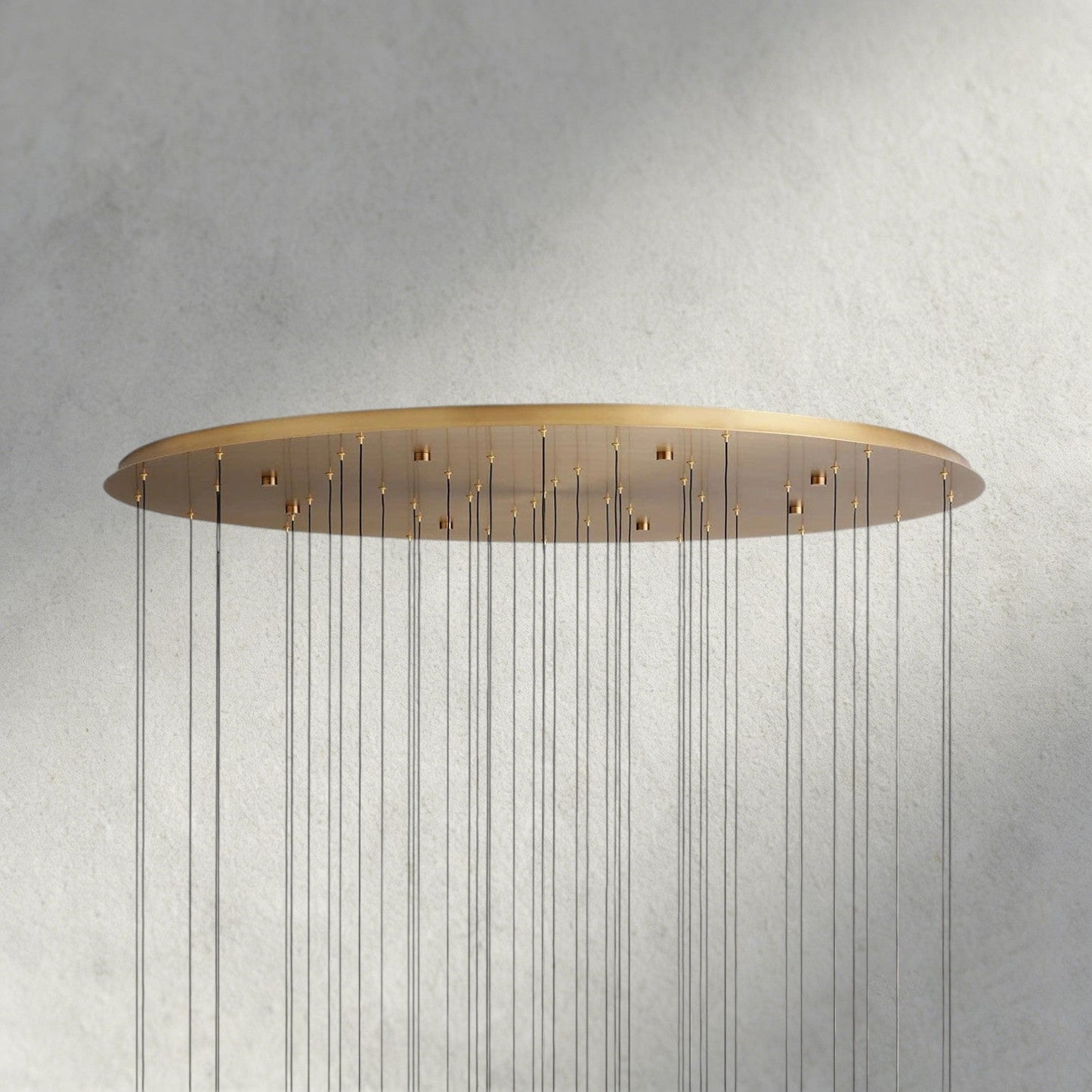 Soltaire Round Chandelier 17", 24", 36", 58"