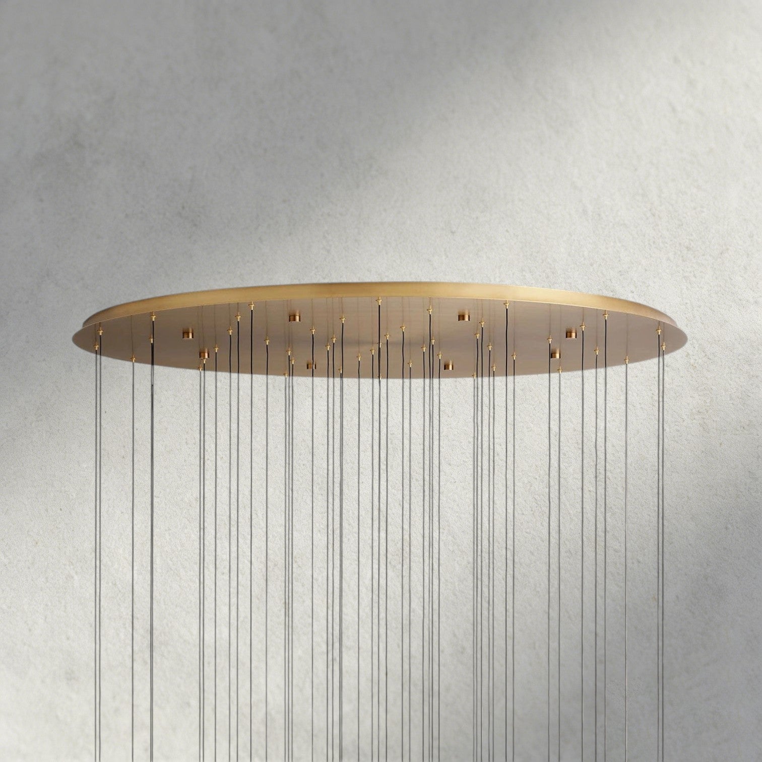 Soltaire Round Chandelier 17", 24", 36", 58"