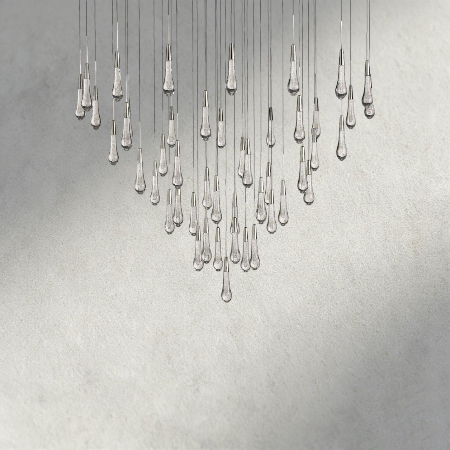 Soltaire Round Chandelier 17", 24", 36", 58"