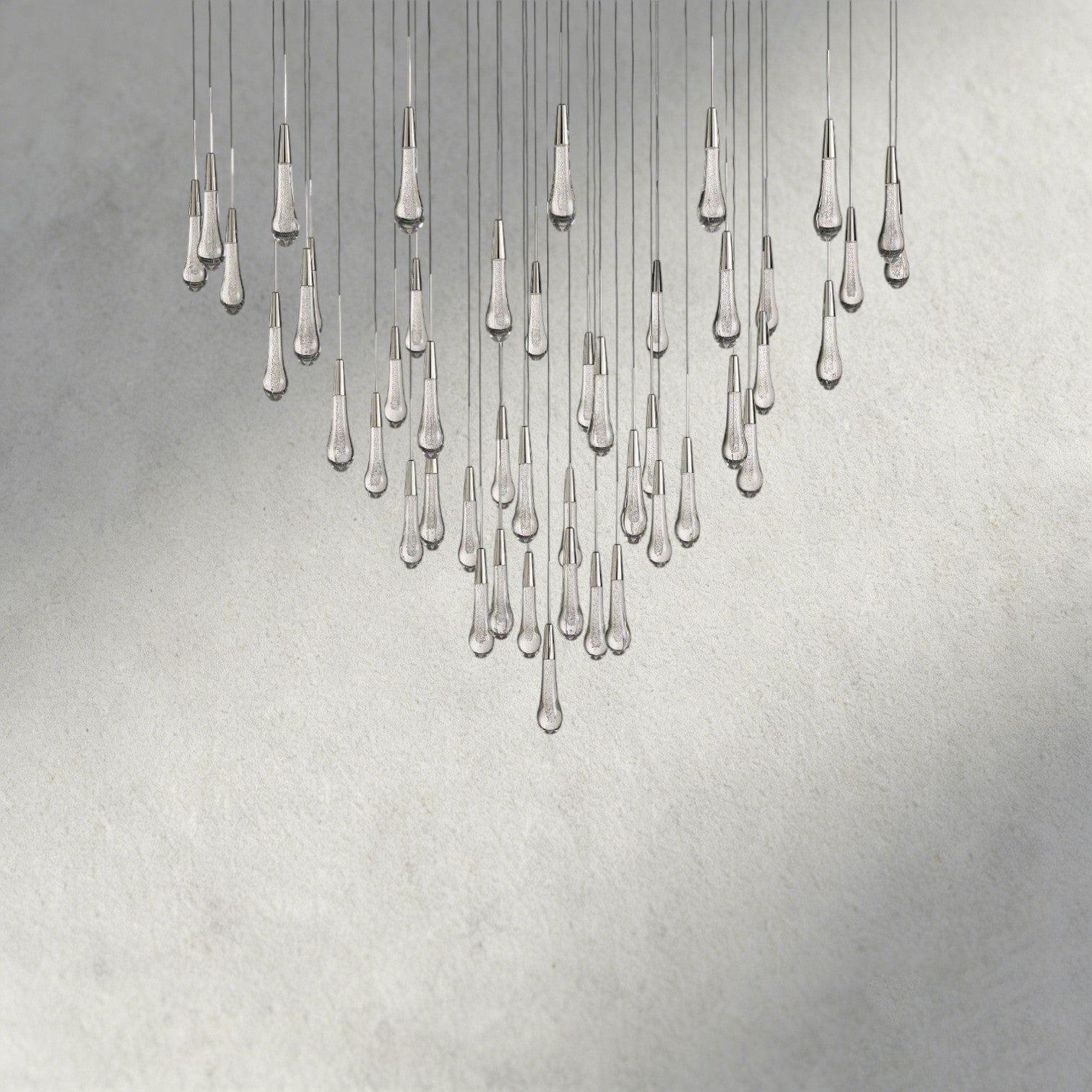 Soltaire Round Chandelier 17", 24", 36", 58"