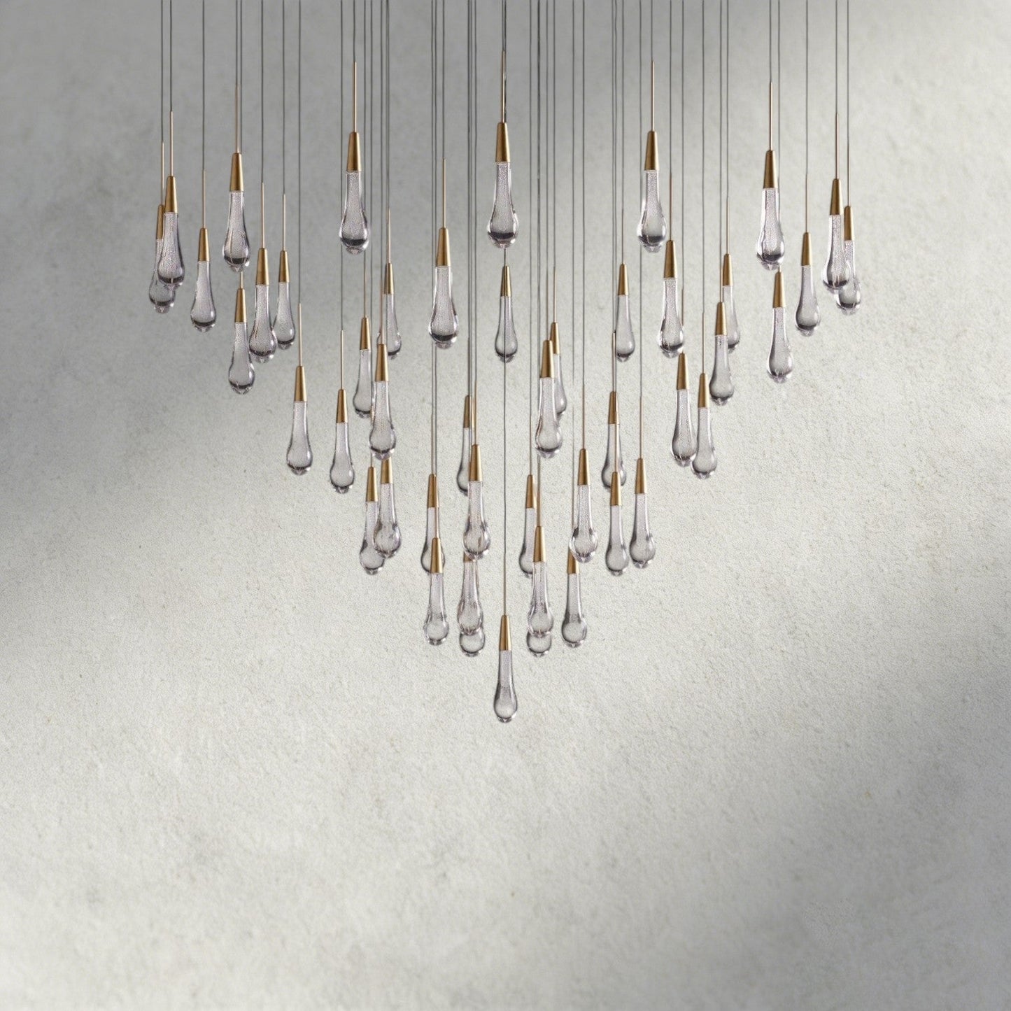 Soltaire Round Chandelier 17", 24", 36", 58"