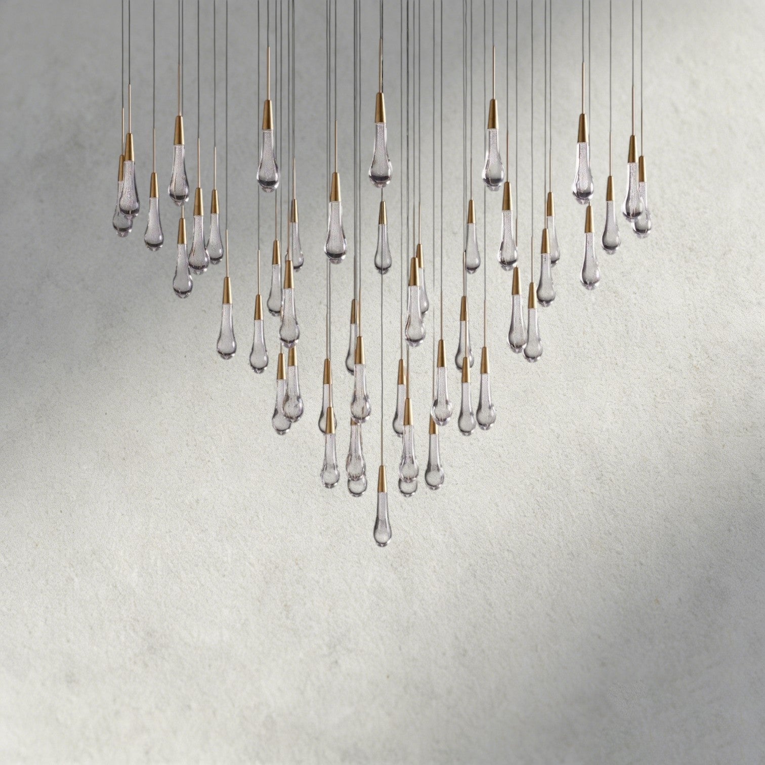 Soltaire Round Chandelier 17", 24", 36", 58"