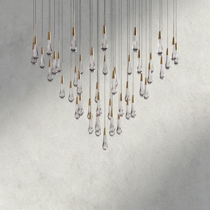 Soltaire Round Chandelier 17", 24", 36", 58"