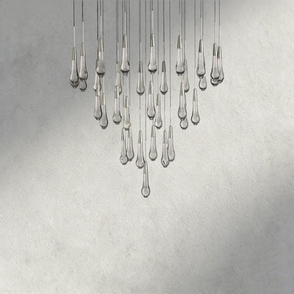 Soltaire Round Chandelier 17", 24", 36", 58"