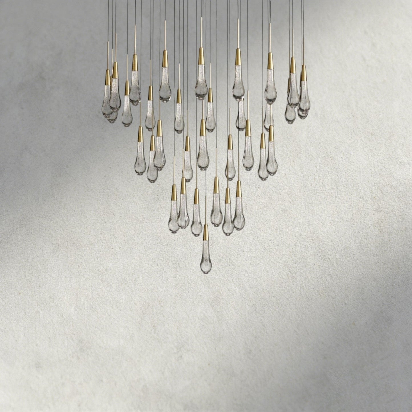 Soltaire Round Chandelier 17", 24", 36", 58"