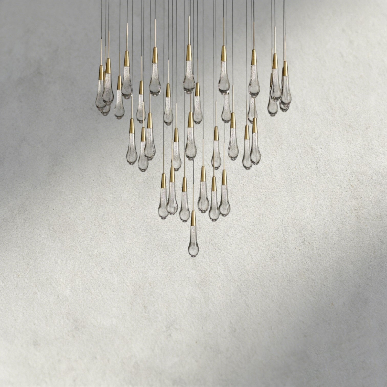 Soltaire Round Chandelier 17", 24", 36", 58"