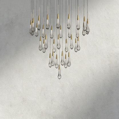 Soltaire Round Chandelier 17", 24", 36", 58"