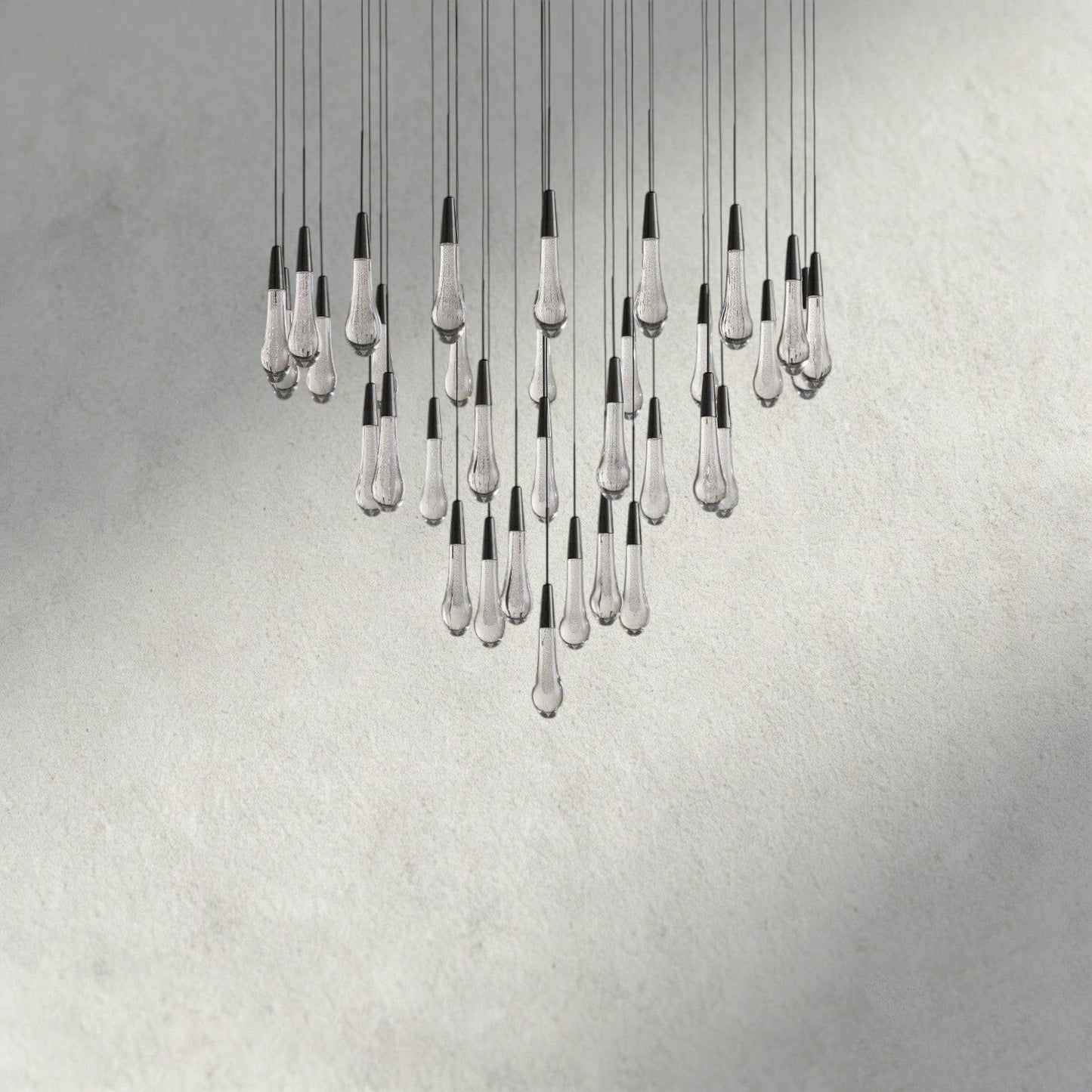 Soltaire Round Chandelier 17", 24", 36", 58"