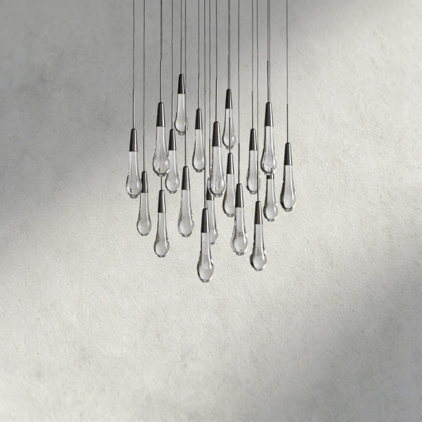 Soltaire Round Chandelier 17", 24", 36", 58"