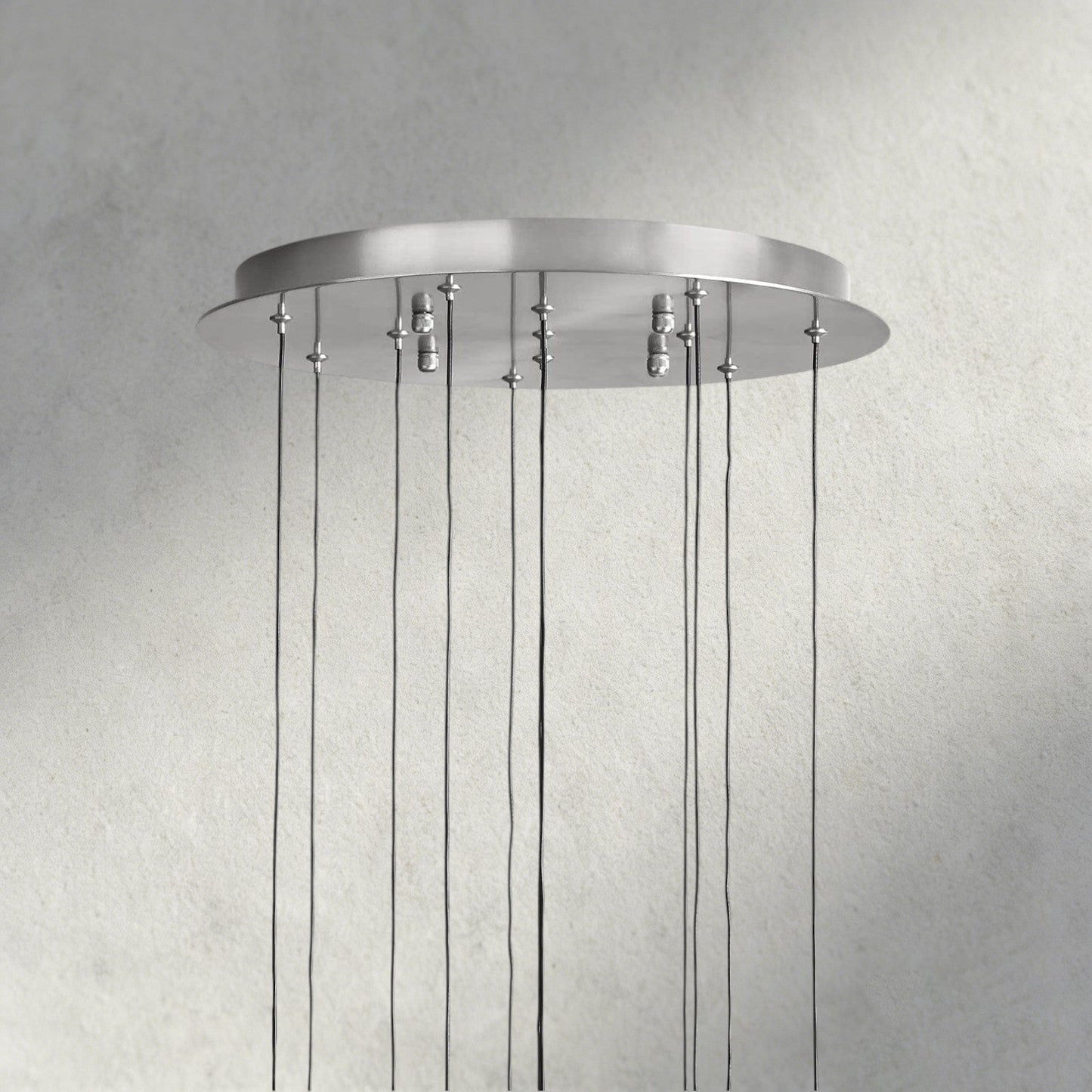 Soltaire Round Chandelier 17", 24", 36", 58"