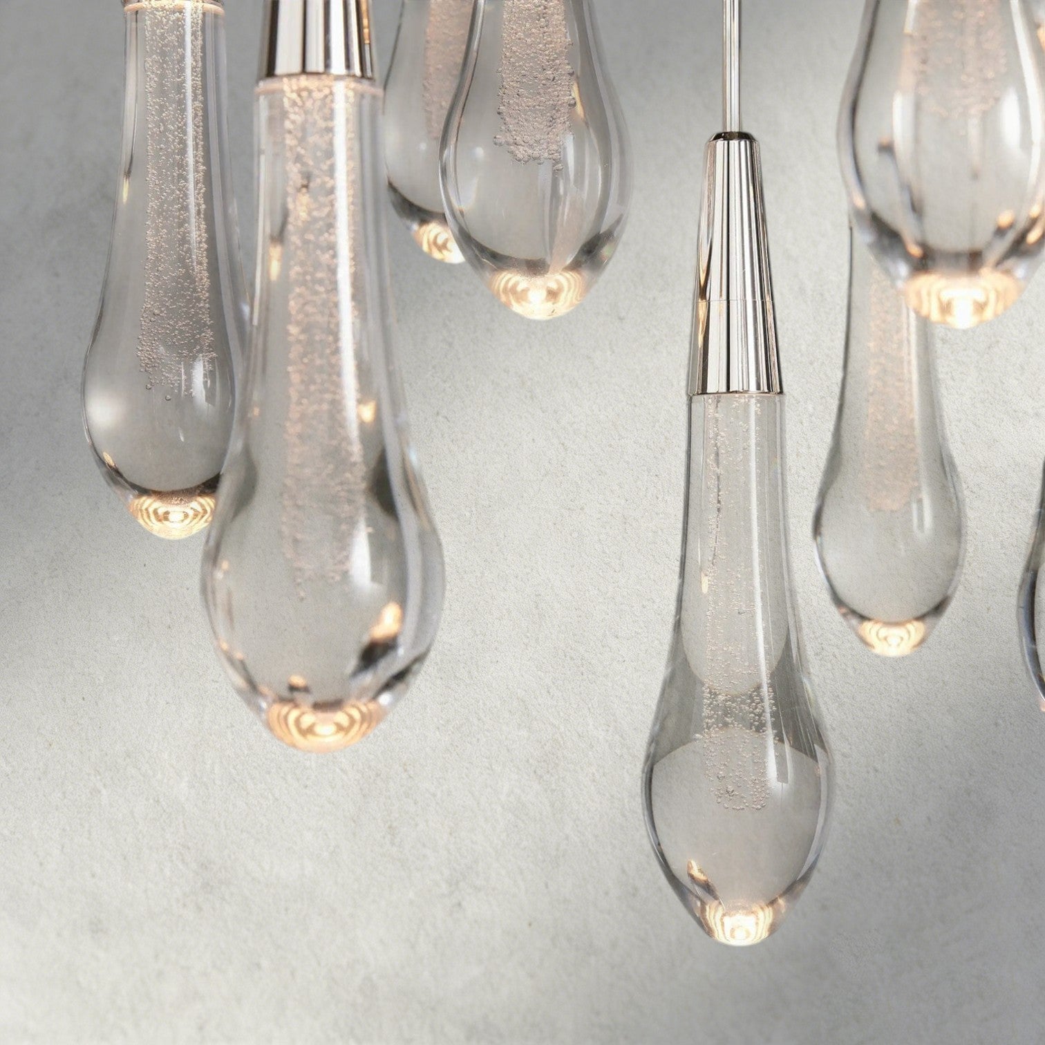 Soltaire Round Chandelier 17", 24", 36", 58"