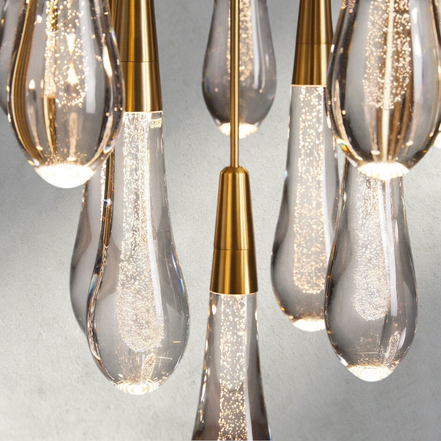 Soltaire Round Chandelier 17", 24", 36", 58"