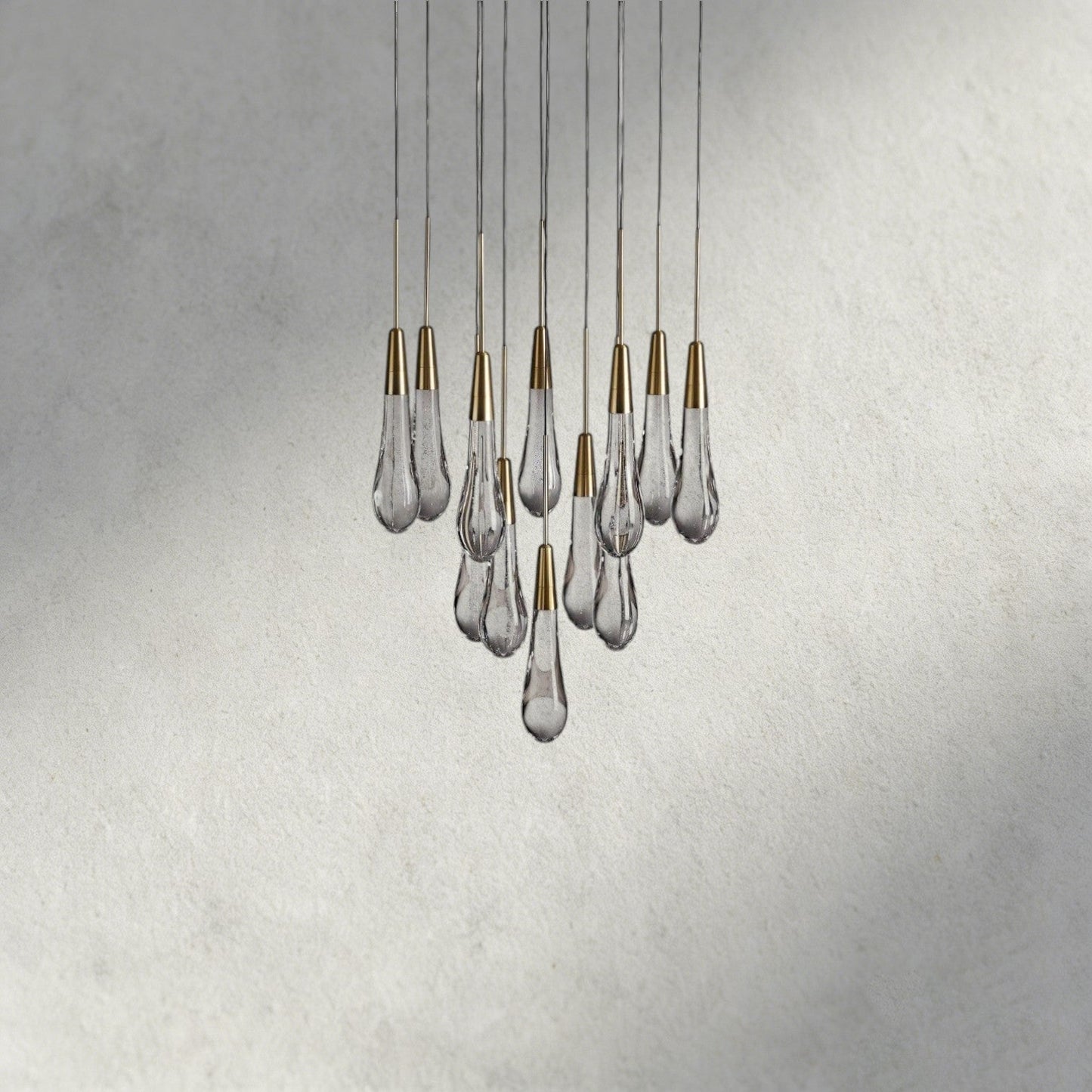 Soltaire Round Chandelier 17", 24", 36", 58"