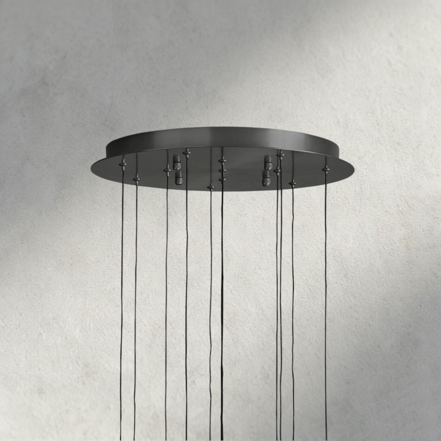 Soltaire Round Chandelier 17", 24", 36", 58"