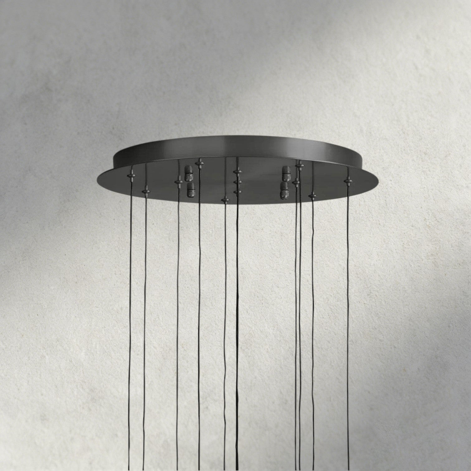 Soltaire Round Chandelier 17", 24", 36", 58"