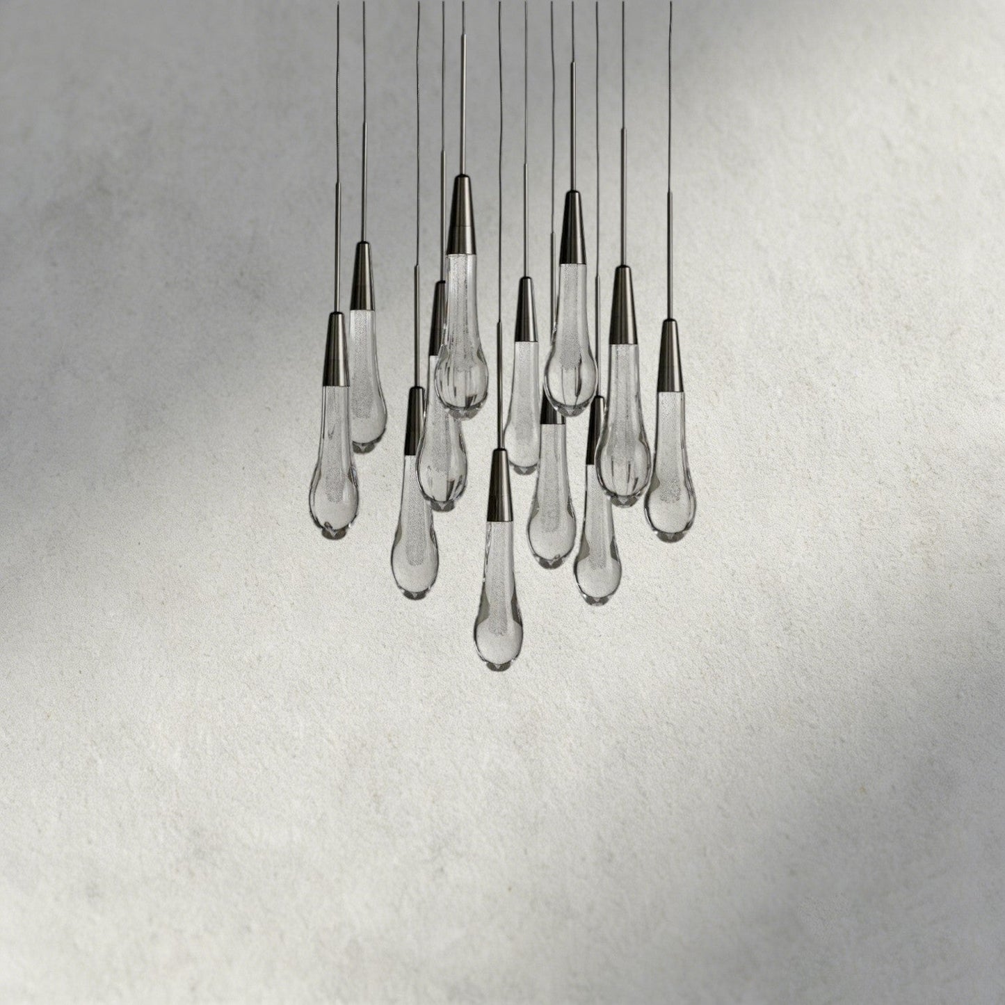 Soltaire Round Chandelier 17", 24", 36", 58"