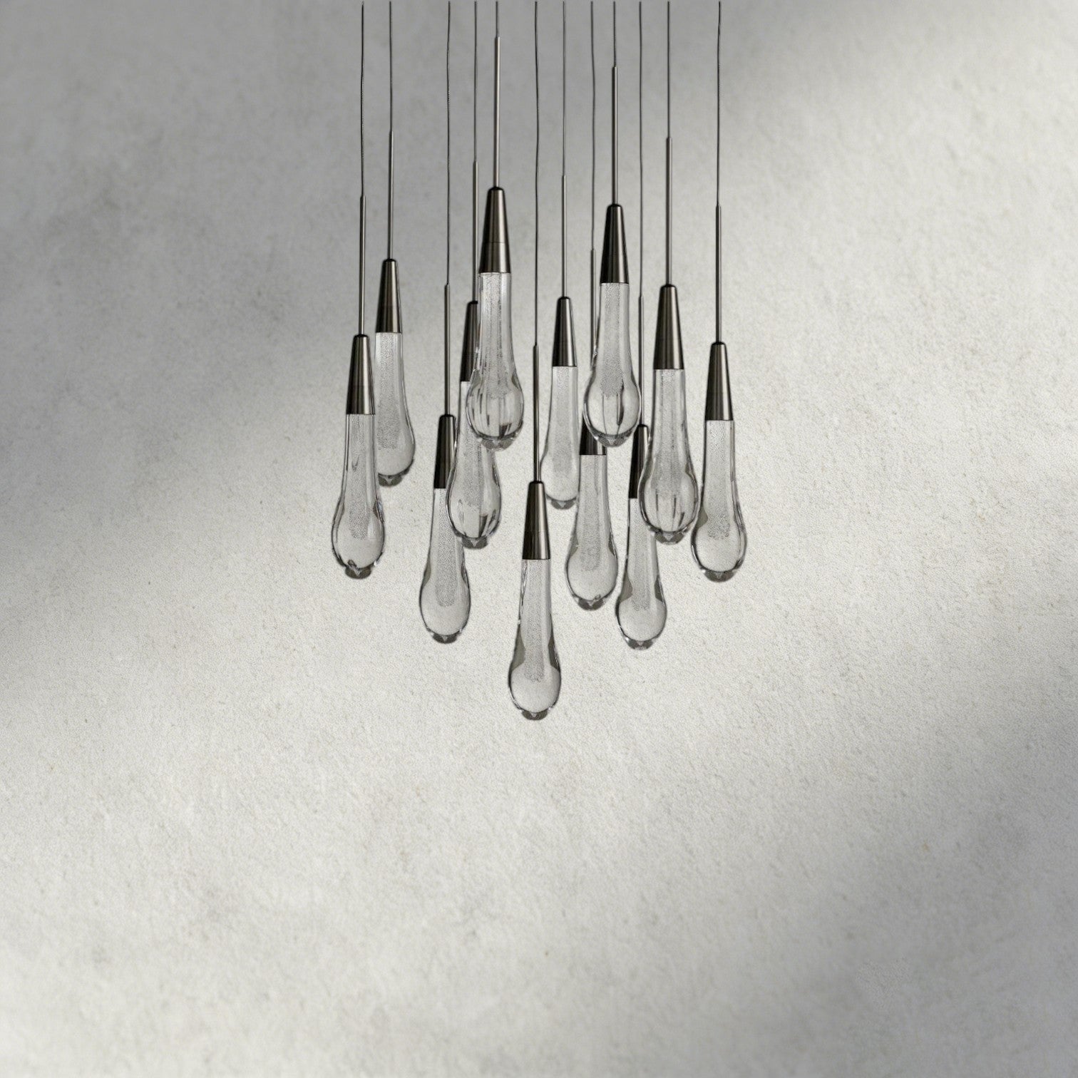 Soltaire Round Chandelier 17", 24", 36", 58"