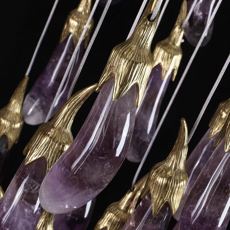 New Purple Style Eggplant-Shaped Chandelier